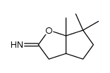 6,6,6A-trimethyl-hexahydro-cyclopenta[b]furan-2-one-imine结构式