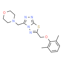 2,6-dimethylphenyl [3-(4-morpholinylmethyl)[1,2,4]triazolo[3,4-b][1,3,4]thiadiazol-6-yl]methyl ether picture
