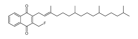 2-(fluoromethyl)-3-phytyl-1,4-naphthoquinone structure