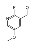 2-fluoro-5-Methoxynicotinaldehyde structure