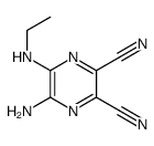 2,3-Pyrazinedicarbonitrile,5-amino-6-(ethylamino)-(9CI)结构式