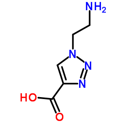 1-(2-Aminoethyl)-1H-1,2,3-triazole-4-carboxylic acid Structure