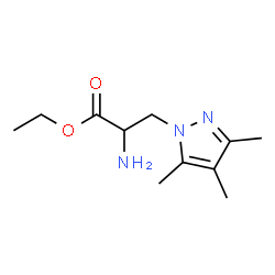 Ethyl 2-amino-3-(3,4,5-trimethyl-1h-pyrazol-1-yl)propanoate Structure