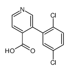 3-(2,5-dichlorophenyl)pyridine-4-carboxylic acid Structure