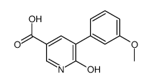 5-(3-methoxyphenyl)-6-oxo-1H-pyridine-3-carboxylic acid Structure