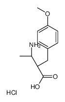 (2S,3R)-3-Amino-2-(4-methoxybenzyl)butanoic acid hydrochloride (1 :1) Structure