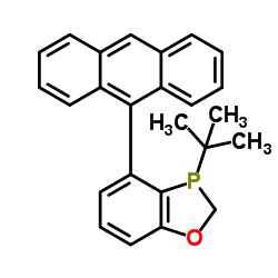 4-(anthracen-9-yl)-3-(tertbutyl)-2,3-dihydrobenzo[d][1,3]oxaphosphole structure