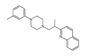 2-[1-[4-(3-methylphenyl)piperazin-1-yl]propan-2-yl]quinoline Structure