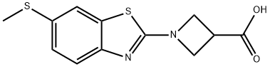 1-[6-(methylthio)-1,3-benzothiazol-2-yl]azetidine-3-carboxylic acid图片