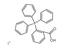 (o-carboxyphenyl)triphenylphosphonium iodide Structure