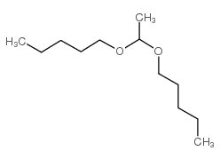 acetaldehyde diamyl acetal Structure