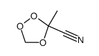 3-cyano-3-methyl-1,2,4-trioxolane Structure