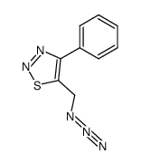 5-azidomethyl-4-phenyl-1,2,3-thiadiazole Structure