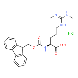Fmoc-Arg(Me)2-OH.HCl(symmetrical)对称结构式