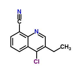 4-chloro-3-ethylquinoline-8-carbonitrile picture