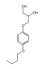 3-(4-butoxyphenoxy)propane-1,2-diol结构式