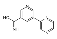 5-pyrazin-2-ylpyridine-3-carboxamide结构式