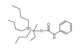 2-(tributylstannyl)butan-2-yl phenylcarbamate结构式