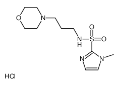 1-methyl-N-(3-morpholin-4-ylpropyl)imidazole-2-sulfonamide,hydrochloride Structure