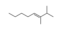 2,3-dimethyl-3-octene Structure