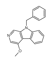 9-benzyl-4-methoxy-β-carboline Structure