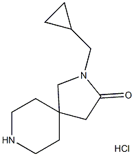 2-(Cyclopropylmethyl)-2,8-diazaspiro[4.5]decan-3-one hydrochloride图片