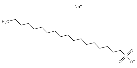 1-octadecanesulfonic acid sodium salt Structure