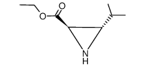 2-Aziridinecarboxylicacid,3-(1-methylethyl)-,ethylester,trans-(9CI) Structure