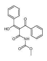 ((Z)-2-Benzoyl-3-hydroxy-3-phenyl-acryloyl)-carbamic acid methyl ester结构式