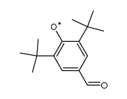 2,6-di-tert-butyl-4-formyl-phenyloxyl结构式