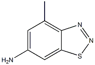 4-Methylbenzo[d][1,2,3]thiadiazol-6-aMine结构式