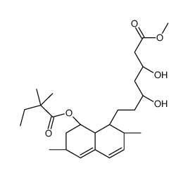 Simvastatin Hydroxy Acid Methyl Ester Structure