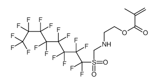 2-[[(heptadecafluorooctyl)sulphonyl]methylamino]ethyl methacrylate Structure