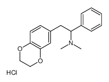 [2-(2,3-dihydro-1,4-benzodioxin-6-yl)-1-phenylethyl]-dimethylazanium,chloride Structure