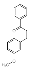 1-Propanone,3-(3-methoxyphenyl)-1-phenyl-结构式