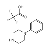 1-phenylpiperazine; 2,2,2-trifluoroacetic acid结构式