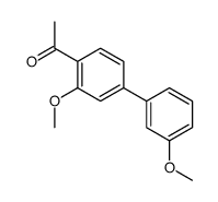 4-Acetyl-3,3'-dimethoxybiphenyl Structure