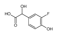 3-Fluoro-4-hydroxymandelic acid结构式