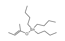 (but-2-en-2-yloxy)tributylstannane Structure