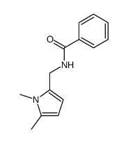 N-(1,5-dimethyl-2-pyrryl)methyl benzamide Structure