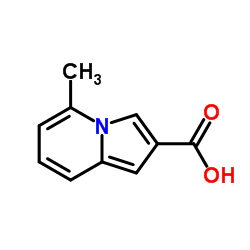 5-Methyl-2-indolizinecarboxylic acid Structure