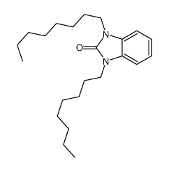 1,3-dioctylbenzimidazol-2-one Structure