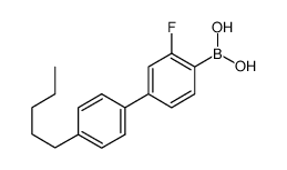 (3-氟-4'-戊基-4-联苯基)硼酸结构式