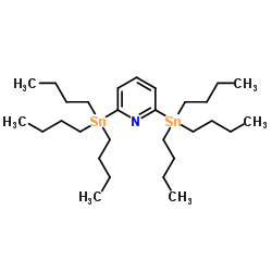 2,6-双(三丁基锡基)吡啶结构式