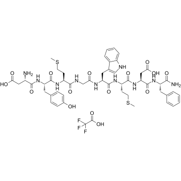 Cholecystokinin Octapeptide, desulfated TFA Structure