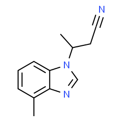 1H-Benzimidazole-1-propanenitrile,beta,4-dimethyl-(9CI) Structure