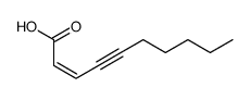 (Z)-dec-2-en-4-ynoic acid结构式