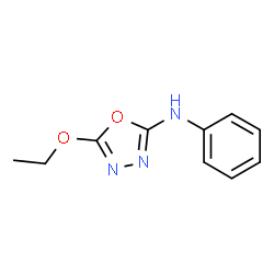 1,3,4-Oxadiazol-2-amine,5-ethoxy-N-phenyl-(9CI) structure