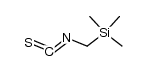 (isothiocyanatomethyl)trimethylsilane结构式