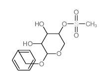 Arabinopyranoside,benzyl, 4-methanesulfonate, b-L- (8CI) picture